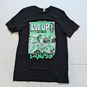 LVL Up Expo Las Vegas T Shirt. Adult Large. Used. Short Sleeve. Level